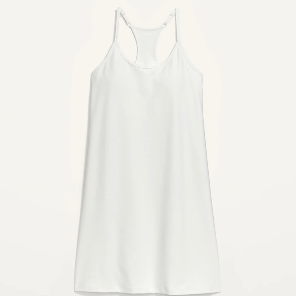 Old Navy Sleeveless PowerSoft Performance Racer-Back Mini Swing Dress Active